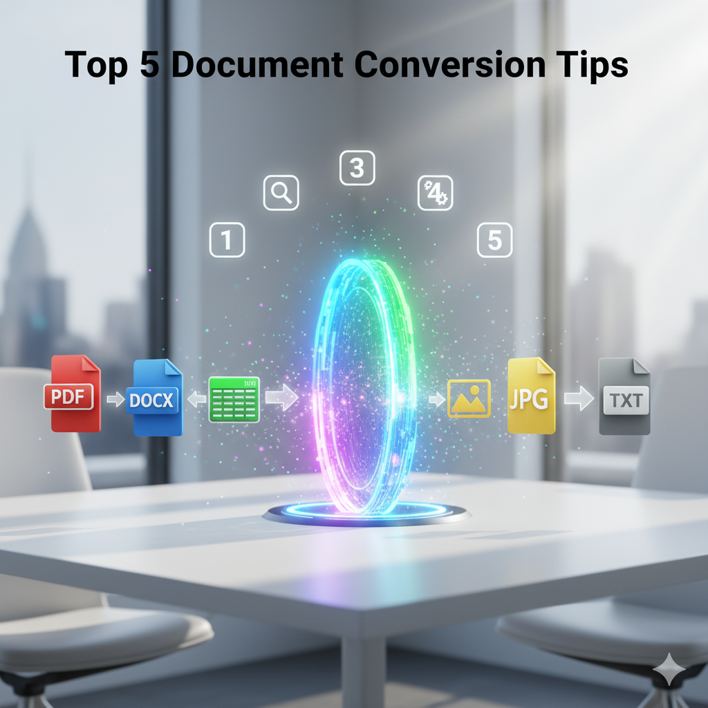 Top 5 Document Conversion Tips